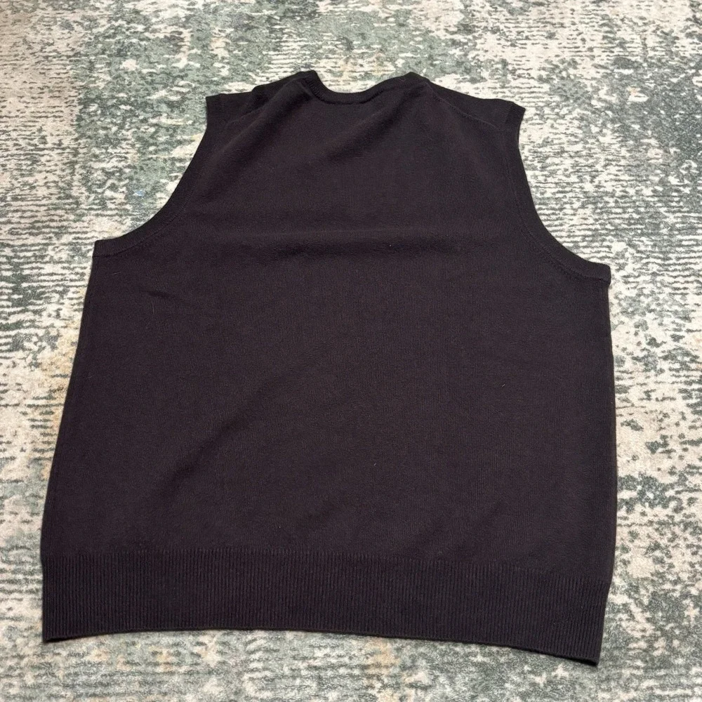 Shephe 100% Cashmere Mens Sweater vest Medium Brown